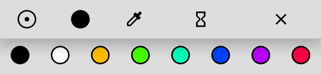 Android 9 Pieのイースターエッグでのペイントアプリで色を設定する
